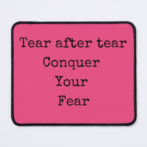 Item preview, Tear - overcome fear designed and sold by FlexYourMind.