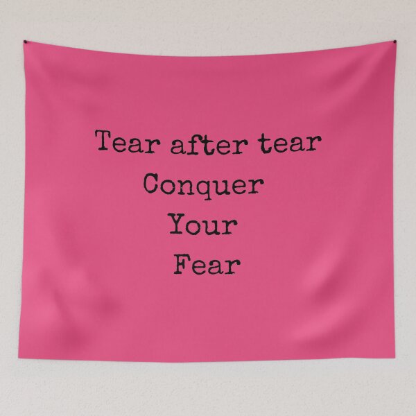 Item preview, Tear - overcome fear designed and sold by FlexYourMind.