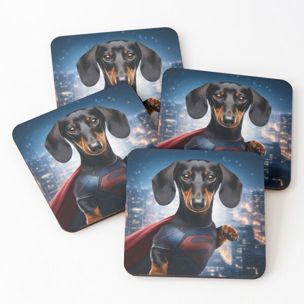 Item preview, Superhero Dachshund: Tiny Hero, Big Bark #8 designed and sold by AIrtisticPrints.