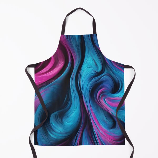 Item preview, Modern Abstract Fluid Art-Blue and Pink- designed and sold by artcolory.
