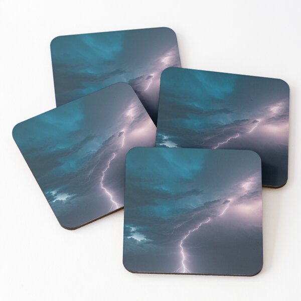 Item preview, A Powerful Lightning Bolt Illuminated An Night Sky designed and sold by Evolvity.