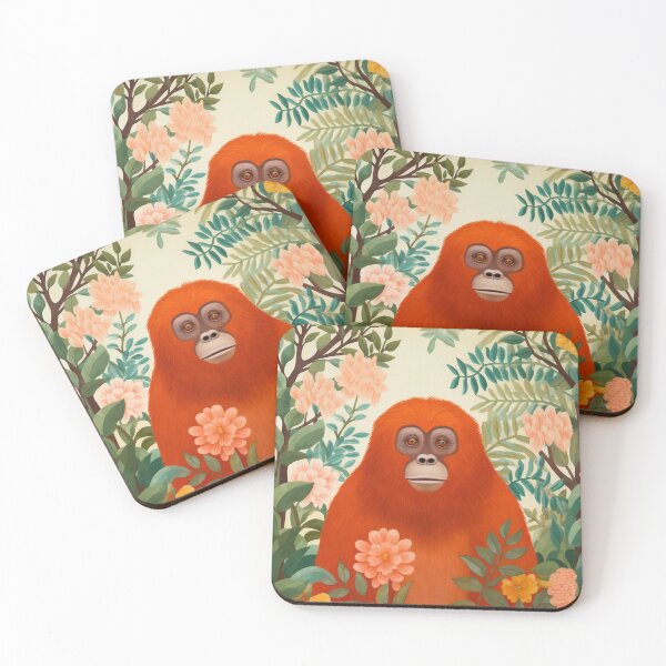 Item preview, An Orangutan In The Flowerbed designed and sold by KENEAU.