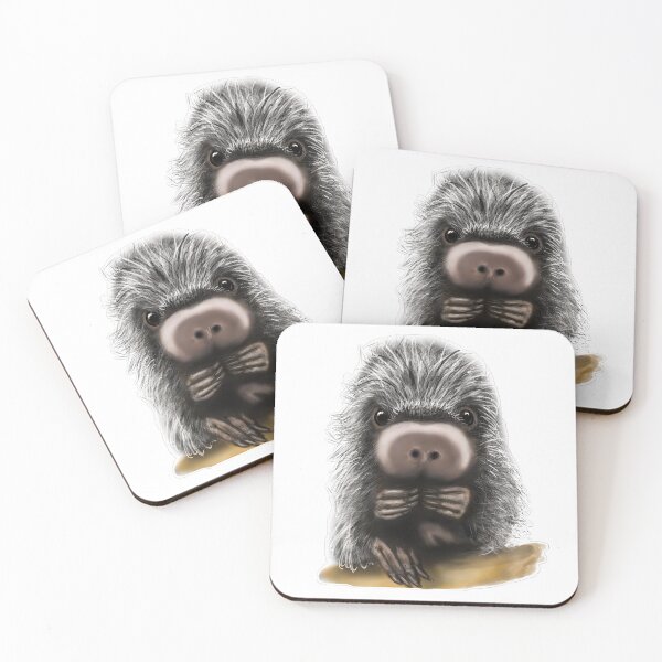 Item preview, Cute porcupine digital painting designed and sold by Funsize-Art.