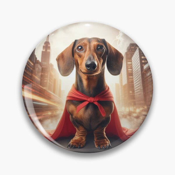 Item preview, Superhero Dachshund: Tiny Hero, Big Bark #10 designed and sold by AIrtisticPrints.