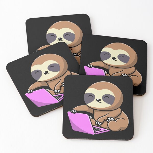 Item preview, cute sloth designed and sold by itswallcraft.