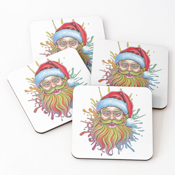 Item preview, Swag Santa and the Hipster designed and sold by unicornunicorn.