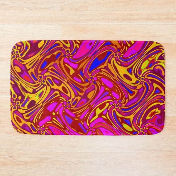 Item preview, Abstract Retro 70s Hippie Pattern designed and sold by JoeStylistic.
