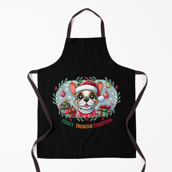 Item preview, Merry Christmas Frenchie Celebration - Cute Frenchie with Festive Decorations designed and sold by Jurady.