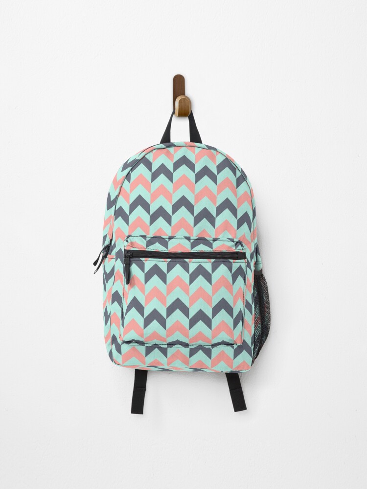 Thumbnail 1 of 3, Backpack, Geometric forms designed and sold by ColorfulPatt-n.