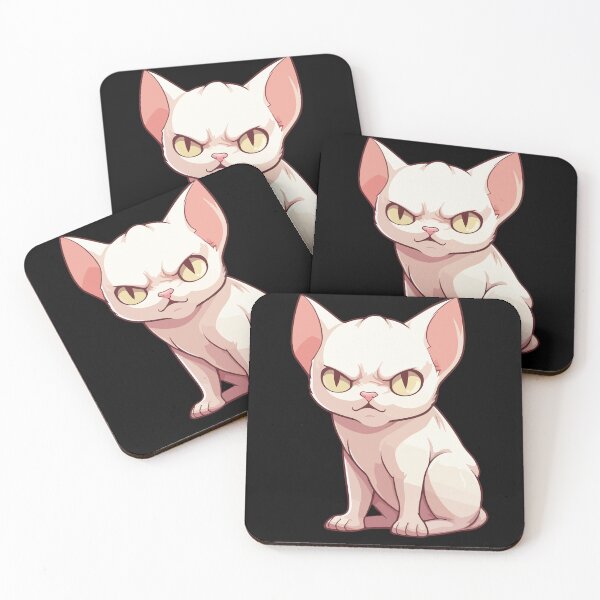 Item preview, cute hairless cat designed and sold by itswallcraft.