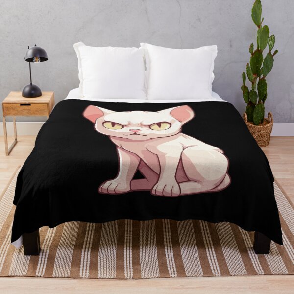 Item preview, cute hairless cat designed and sold by itswallcraft.