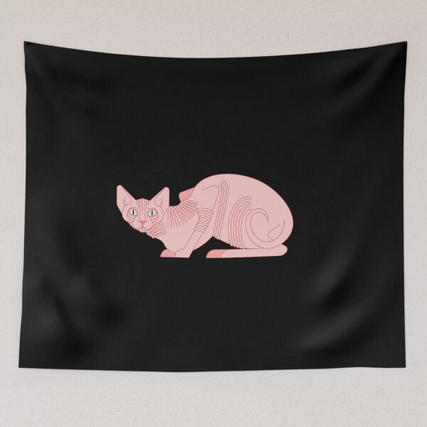 Item preview, gato sin pelo designed and sold by itswallcraft.
