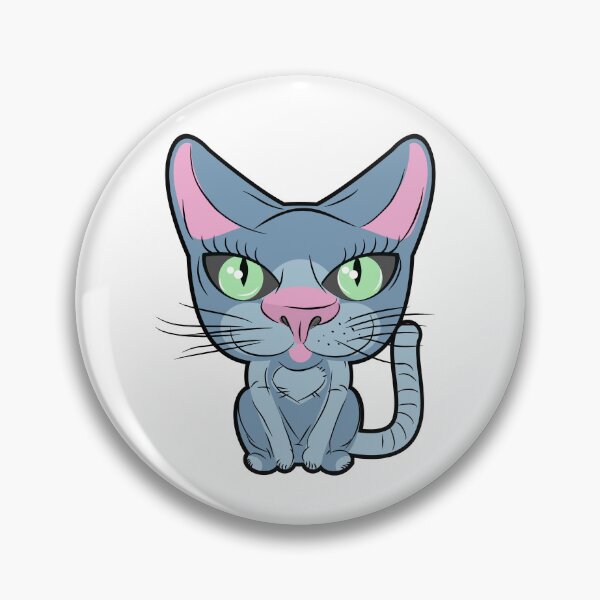 Item preview, hairless cat designed and sold by itswallcraft.