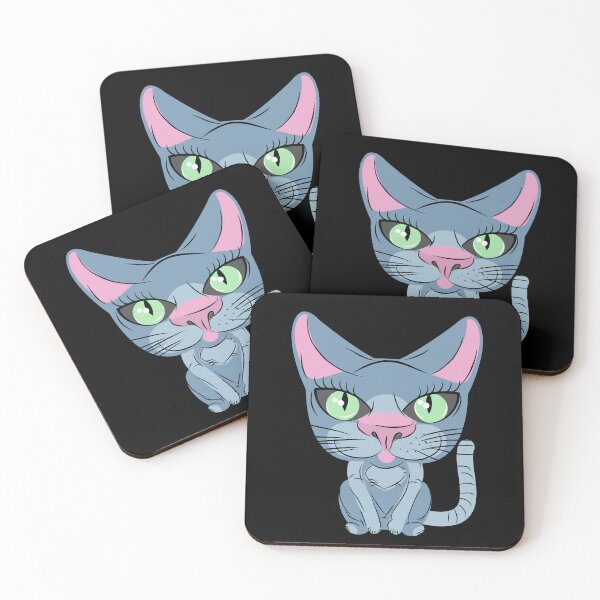Item preview, hairless cat designed and sold by itswallcraft.