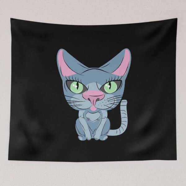 Item preview, gato sin pelo designed and sold by itswallcraft.