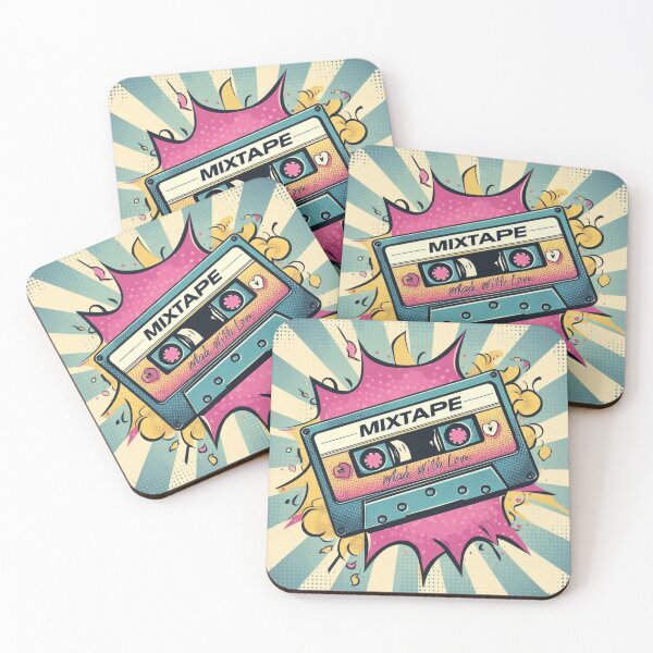 Item preview, Mixtape Made With Love | Retro Cassette Tape Art designed and sold by Nature Synth Studio.