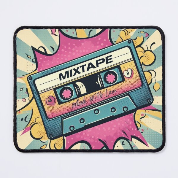 Item preview, Mixtape Made With Love | Retro Cassette Tape Art designed and sold by Nature Synth Studio.