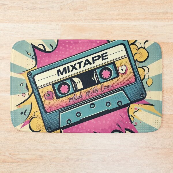 Item preview, Mixtape Made With Love | Retro Cassette Tape Art designed and sold by Substance of the Holy Trinity.