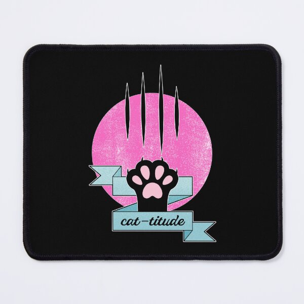 Item preview, Cattitude | Cat Paw | Cat Pun designed and sold by ObsidianDaz.