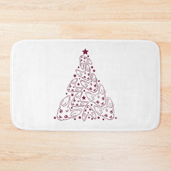 Item preview, hairless cat christmas designed and sold by itswallcraft.
