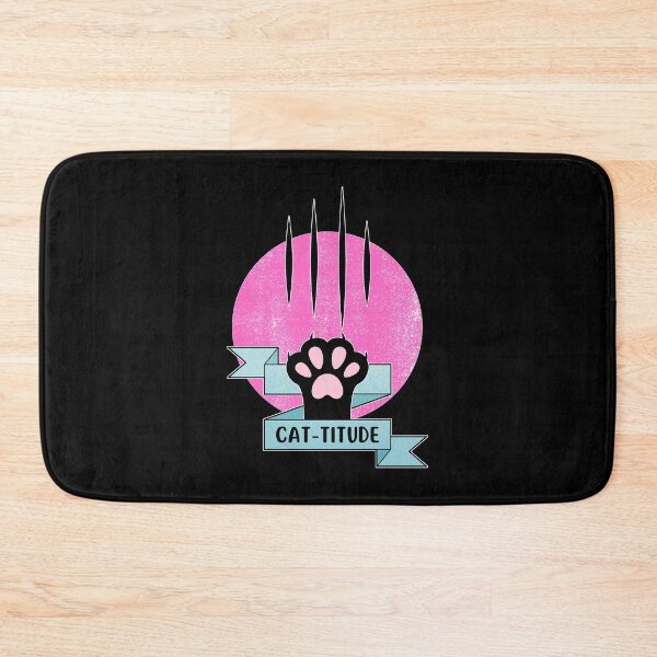 Item preview, Cattitude | Cat Paw | Cat Pun designed and sold by ObsidianDaz.