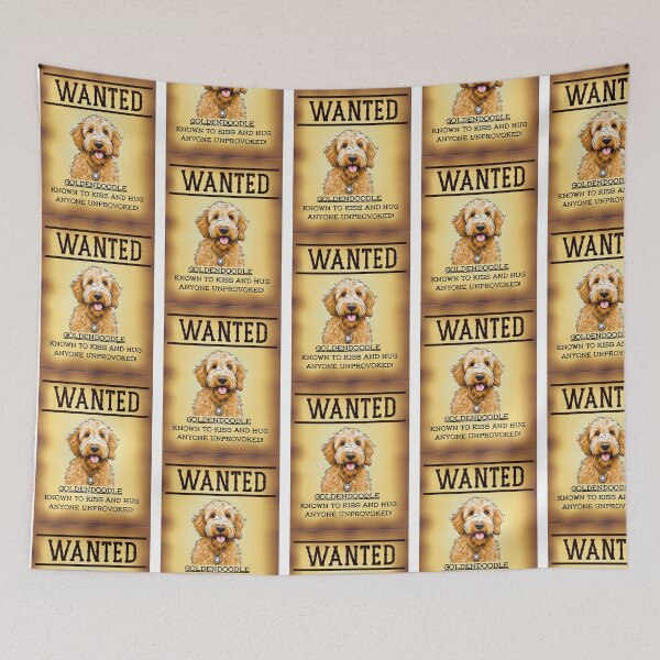 Item preview, WANTED: Goldendoodle known to kiss and hug anyone unprovoked! designed and sold by Fredster1966.