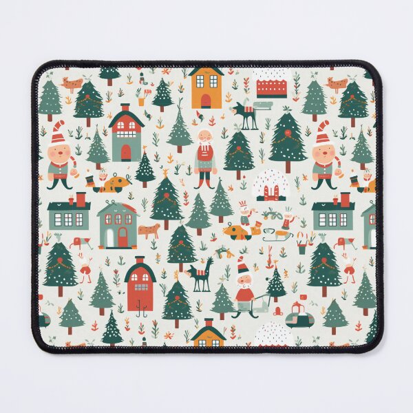 Item preview, Santa's Workshop, Christmas paper, seamless pattern, Digital Paper No.023 designed and sold by GoDATAP.