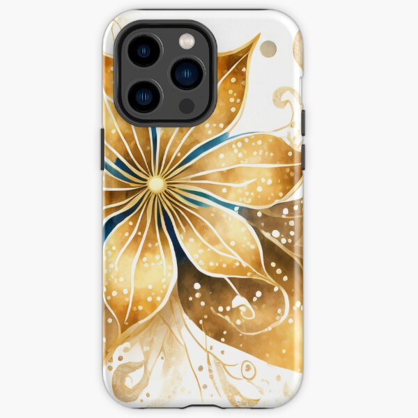 abstract wind flower boho iPhone Tough Case