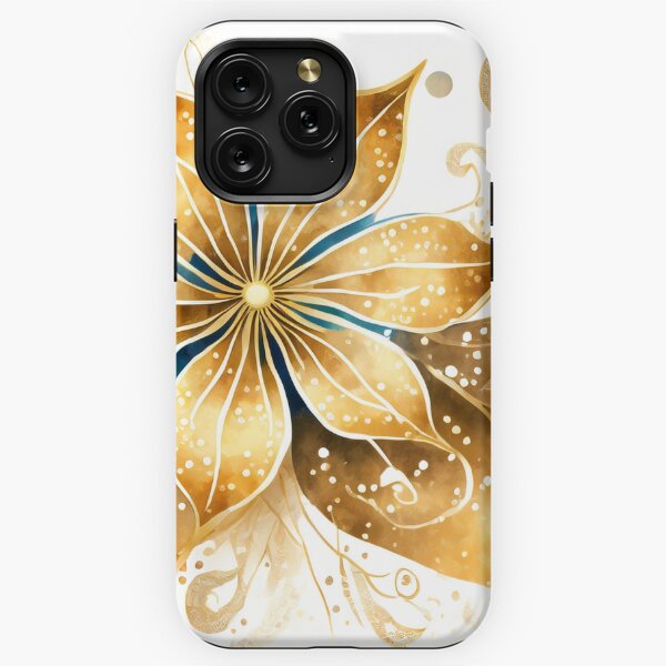 abstract wind flower boho iPhone Tough Case