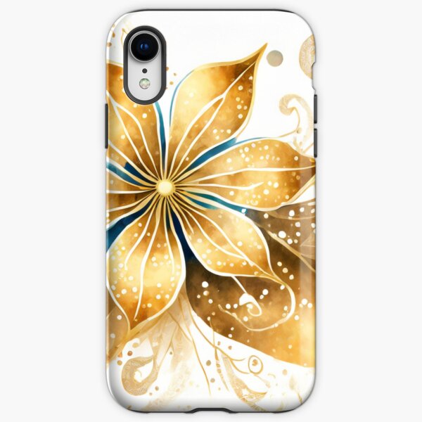 abstract wind flower boho iPhone Tough Case