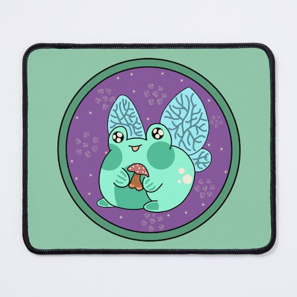 Item preview, Cottagecore aesthetic froggy mushroom designed and sold by Quacktails.
