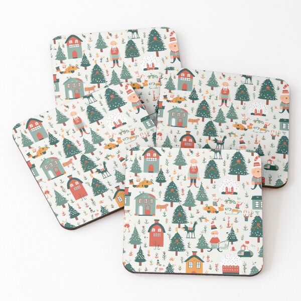 Item preview, Santa's Workshop, Christmas paper, seamless pattern, Digital Paper No.023 designed and sold by GoDATAP.