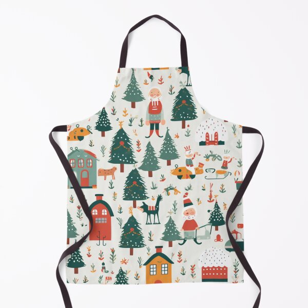 Item preview, Santa's Workshop, Christmas paper, seamless pattern, Digital Paper No.023 designed and sold by GoDATAP.