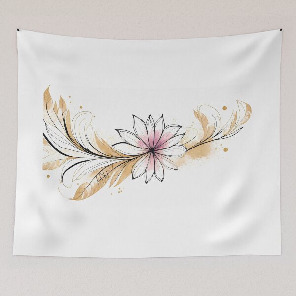 Item preview, abstract wind flower boho designed and sold by Jubjangm3.