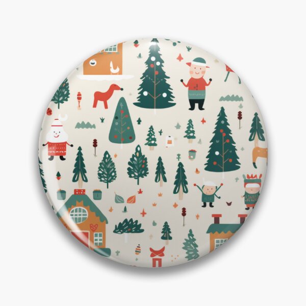 Item preview, Santa's Workshop, Christmas paper, seamless pattern, Digital Paper No.024 designed and sold by GoDATAP.