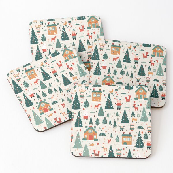 Item preview, Santa's Workshop, Christmas paper, seamless pattern, Digital Paper No.024 designed and sold by GoDATAP.