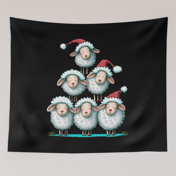Item preview, christmas sheep designed and sold by itswallcraft.