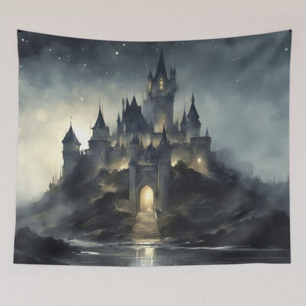 Item preview, Illuminated Gothic castle designed and sold by cr6zym1nd.