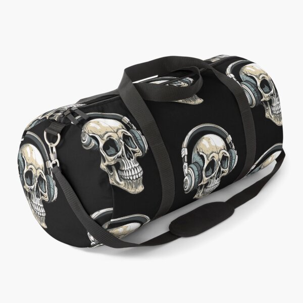 Item preview, Skull with headphone drawing designed and sold by Blondiabshop.