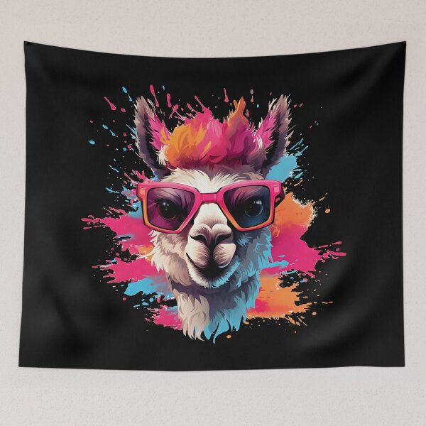 Item preview, Alpaca with sunglasses designed and sold by DerSenat.