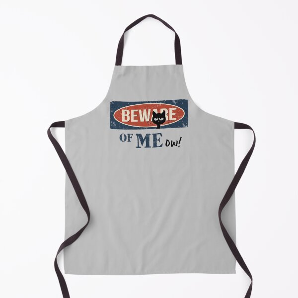Item preview, Beware Of Meow! Funny Casual Sarcastic Angry Black Cat designed and sold by Skizzenmonster.