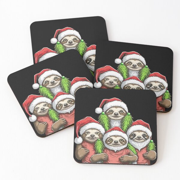 Item preview, christmas sloth designed and sold by itswallcraft.