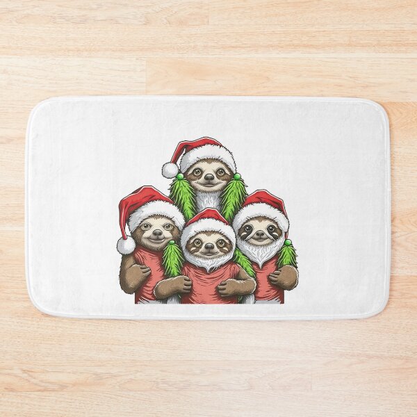 Item preview, christmas sloth designed and sold by itswallcraft.