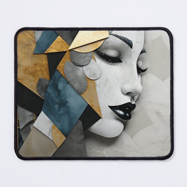 Item preview, Abstract Marble Woman Collage designed and sold by GrinGalore.