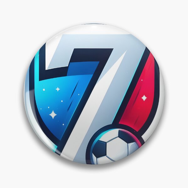 Item preview, Soccer Gift, Soccer 7 Large Clock designed and sold by deluxelion.