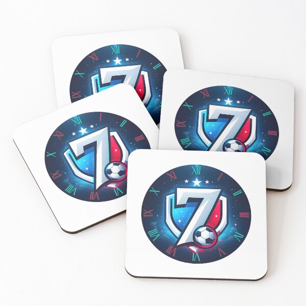 Item preview, Soccer Gift, Soccer 7 Large Clock designed and sold by deluxelion.