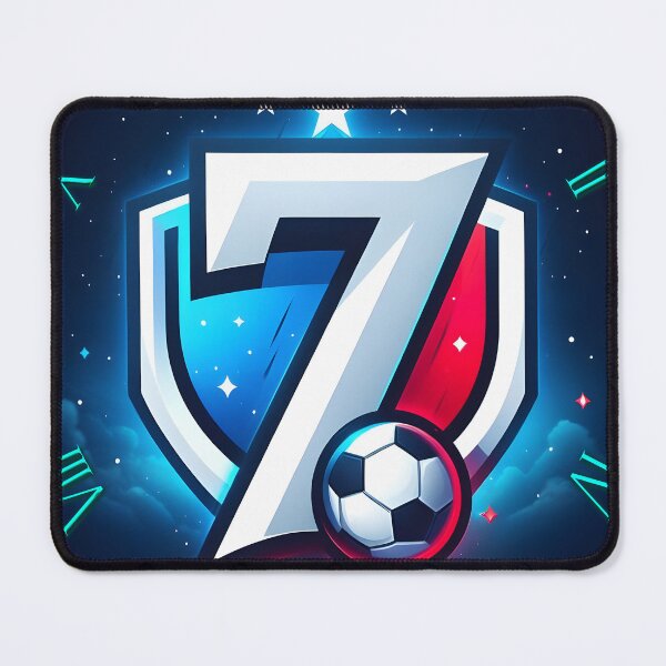 Item preview, Soccer Gift, Soccer 7 Large Clock designed and sold by deluxelion.