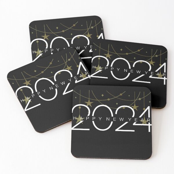 Item preview, Happy New Year 2024 elegant and classic designed and sold by BloomingByL.