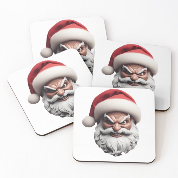 Item preview, Angry Santa, Grinning with Santa Hat - Ugly designed and sold by erkabees.