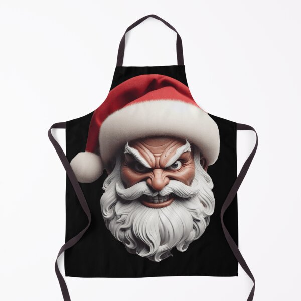 Item preview, Angry Santa, Grinning with Santa Hat - Ugly designed and sold by erkabees.